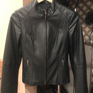 NWOT Gianni Salvatore genuine leather jacket